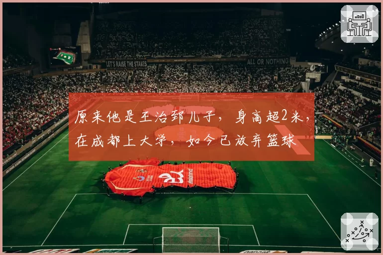 原来他是王治郅儿子，身高超2米，在成都上大学，如今已放弃篮球